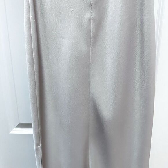 🩷HOST PICK🩷 SACHIN & BABI | Champagne Taupe Cowl-Neck Midi Slip Dress | Size 4 - Picture 9 of 12